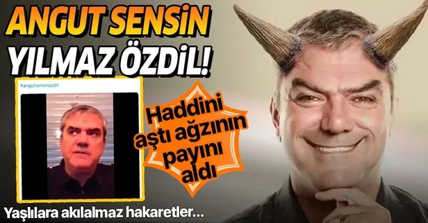 Sözcü yazarı Yılmaz Özdil haddini aştı, ağzının payını aldı: Angut sensin Özdil!