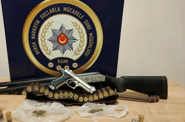 Bursa'da narkotik operasyonu: 2 tutuklama