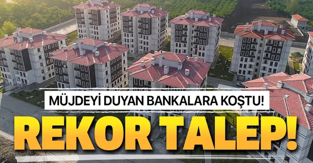 100 bin konut projesinde talep patlaması!