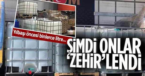 Son dakika: Yılbaşı öncesi 'Zehir' operasyonu!: 31 bin litre sahte içki ele geçirildi