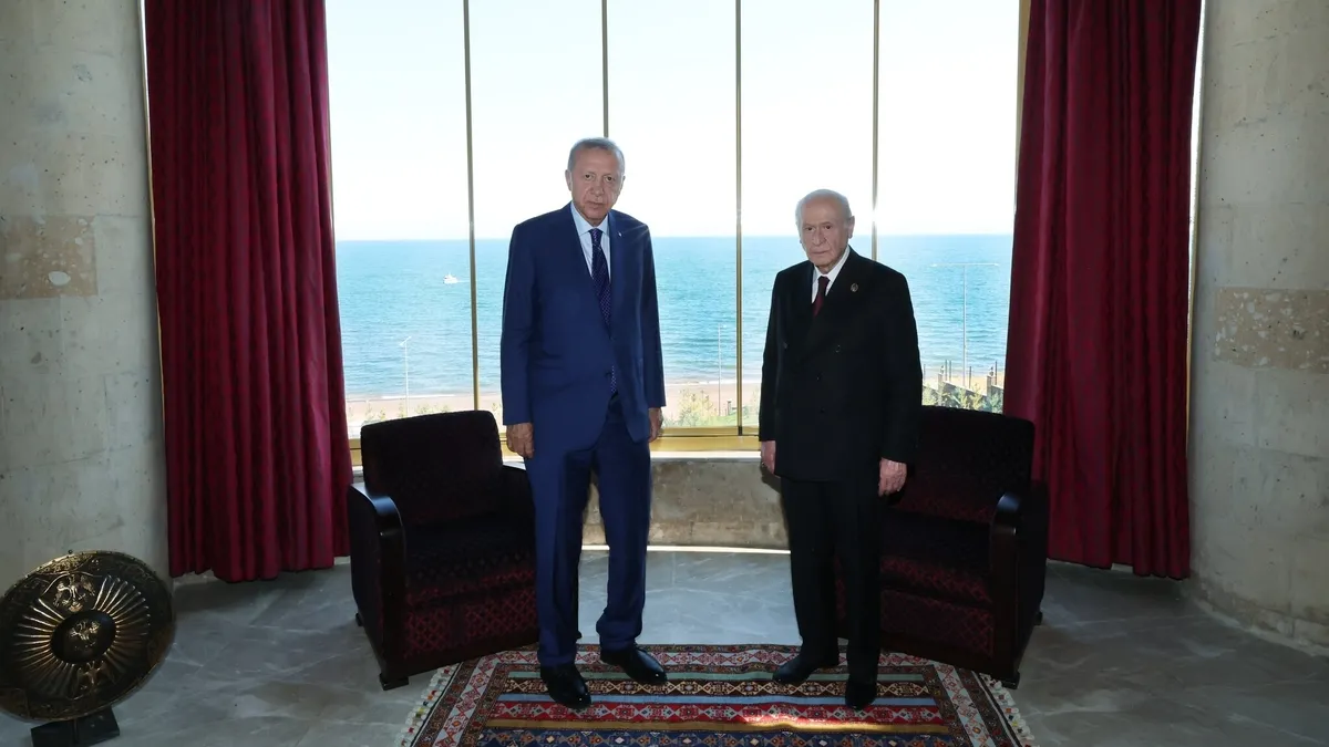 Han çadırında sohbet Devlet Bey Konağı'nda zirve: Başkan Erdoğan ve Devlet Bahçeli Ahlat'ta görüştü
