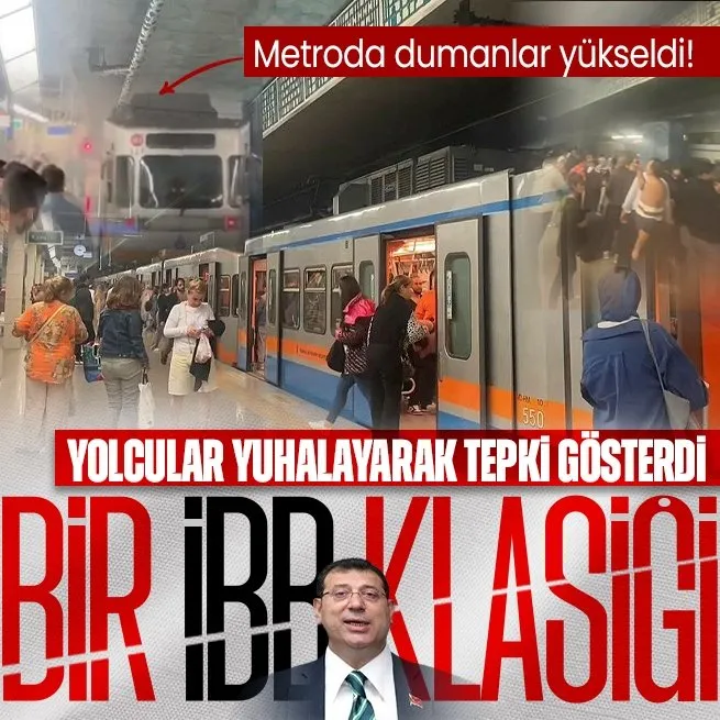 İstanbul Yenikapı metro durağında dumanlar yükseldi! Vatandaşlar CHPli İBByi yuhalayarak protesto etti