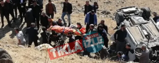Bingöl Solhanda feci kaza! Otomobil Şarampole uçtu: 3 ölü 3 yaralı