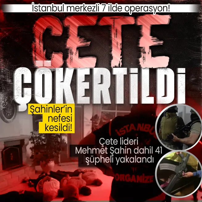 İçişleri Bakanı Ali Yerlikaya duyurdu: Şahinler Çetesine operasyon! Nefesleri kesildi