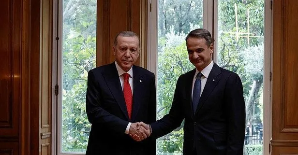 Başkan Erdoğan Yunanistan Cumhurbaşkanı Katerina Sakelaropulu ve Başbakan Miçotakis ile görüştü! İmzalar atıldı: İşte Atina Bildirgesi