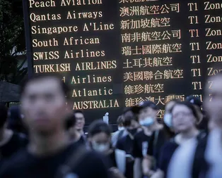 Hong Kongda tüm uçuşlar iptal edildi