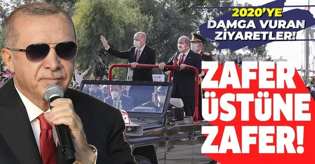 Başkan Erdoğan’ın 2020 mesaisi: Pandemiye rağmen tarihi ziyaretler gerçekleştirdi!