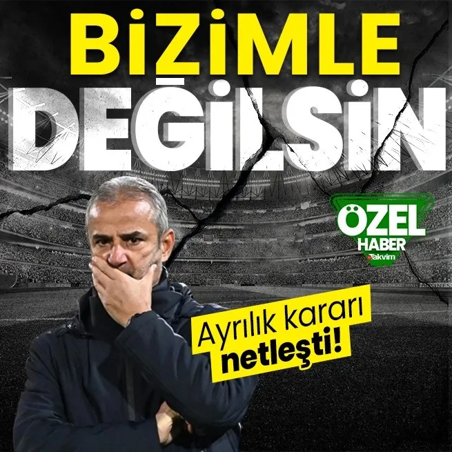 Fenerbahçe’de İsmail Kartal’la ilgili ayrılık kararı netleşti!