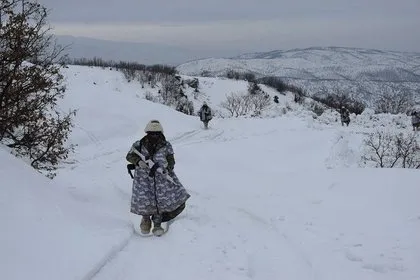 Bingöl’de ağır kış şartlarında PKK’ya operasyon