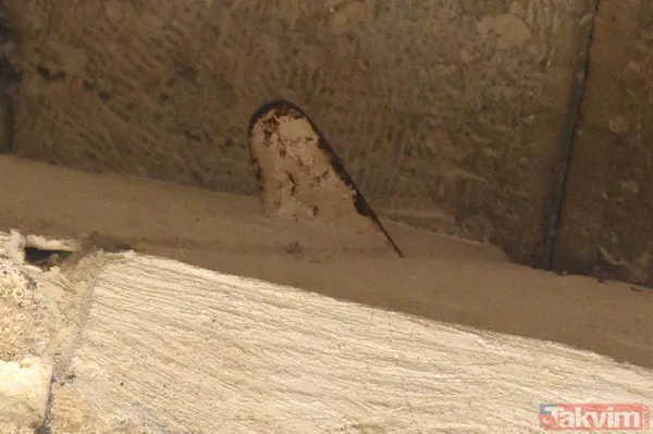 Sivas'ta Şifaiye Medresesi'nin restorasyonundan ana eyvan kemerinin taşları arasında inşaat malası unutuldu - 8