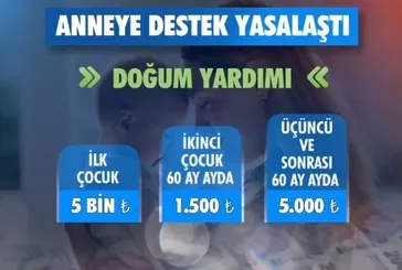 Anneye destek: Doğum yardımıyla ilgili yeni detaylar yasalaştı!