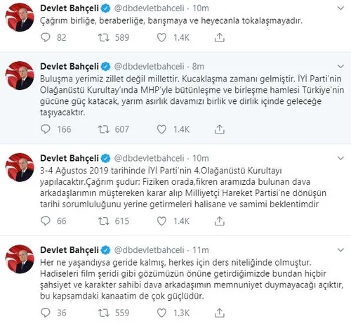 MHP Genel Başkanı Devlet Bahçeli'den İYİ Partililere flaş çağrı-1