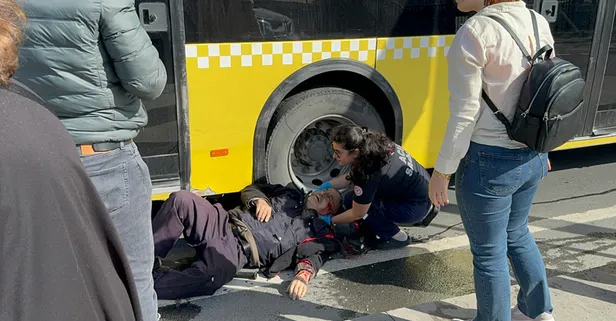 Fatih'te İETT motosiklete çarptı: 1 yaralı