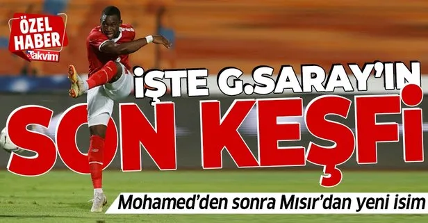 İşte Galatasaray’ın Mısır’dan yeni keşfi