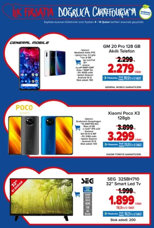 Carrefoursa aktüel ürünler kataloğu 4-14 Şubat 2021! Carrefoursa indirimlerinde birbirinden güzel fırsatlar!-10