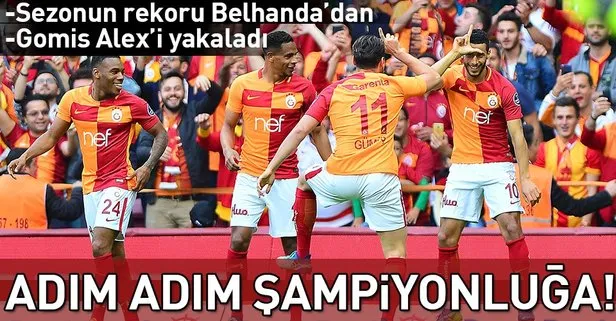Galatasaray Yeni Malatyaspor’u yenerek şampiyonluk yolunda büyük avantaj kazandı