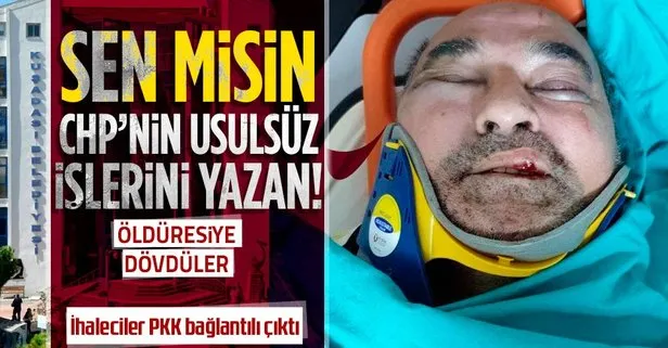 CHP’li Kuşadası Belediyesi’nin usulsüz ihalesini gündeme getiren Gazeteci Ergün Poyraz öldüresiye dövüldü!