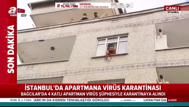 İstanbul Bağcılar'da corona virüsü karantinası! Binaya giriş ve çıkışlar kapatıldı!