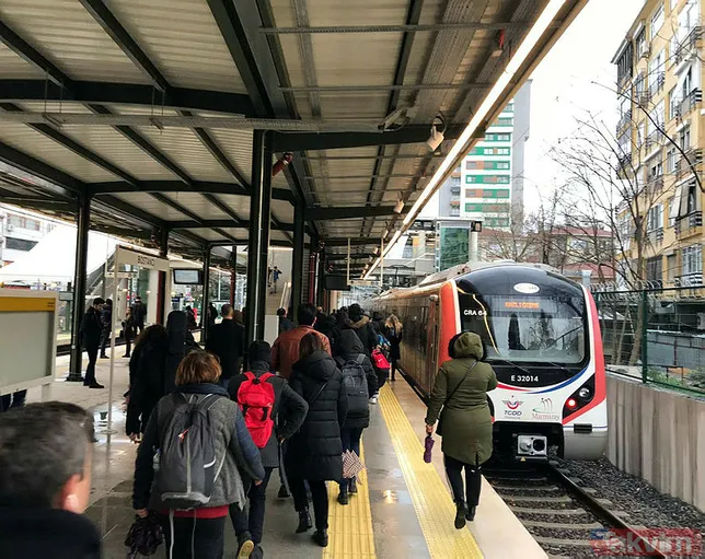 Başkan Erdoğan açılışını yapmıştı! Gebze-Halkalı Banliyö Tren Hattı'nda ilk gün