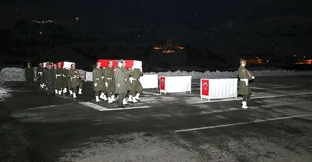 Irak'ın kuzeyinde şehit olan 6 asker son yolculuklarına uğurlandı: Vatan size minnettar