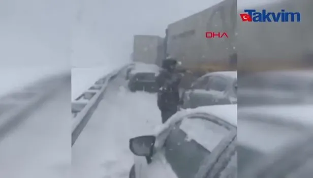 Bolu’da zincirleme kaza!