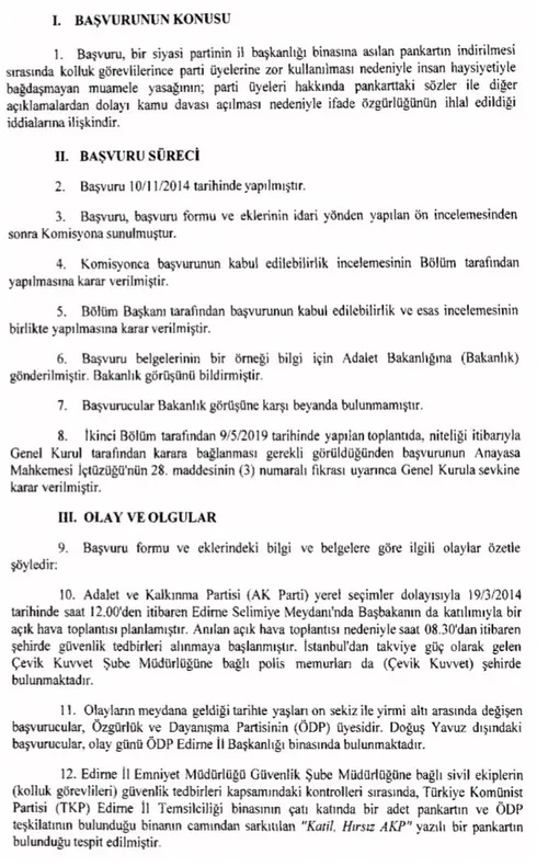 Anayasa Mahkemesi'nden skandal karar! Cumhurbaşkanına hakareti ifade özgürlüğü saydı-1