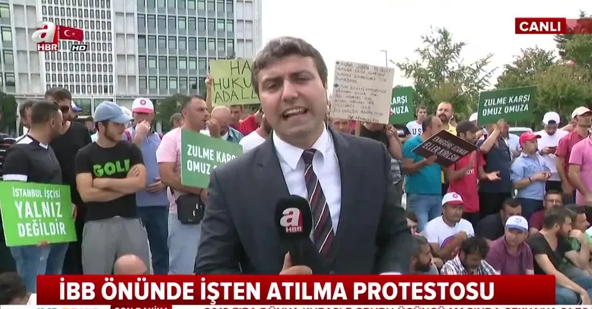 İmamoğlu tatilde işçiler eylemde