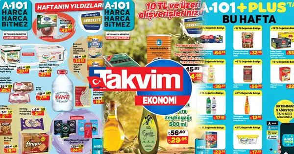 Bu hafta A101'de neler var? İndirimli ürünler: 29,95'e düştü 500 ml yağ, bakliyat... 3-4 Ağustos 2022 A101 aktüel ürünler kataloğu TAM LİSTE!