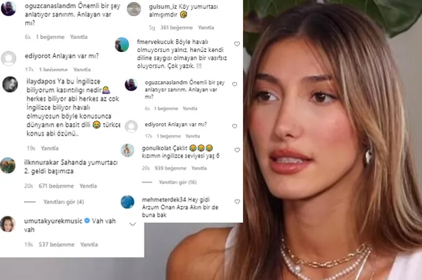 Şevval Şahin'in yarı İngilizce yarı Türkçe konuşmasına tepki yağdı! Estetik, korona partileri derken şimdi de Türkçe'yi katletti...-3
