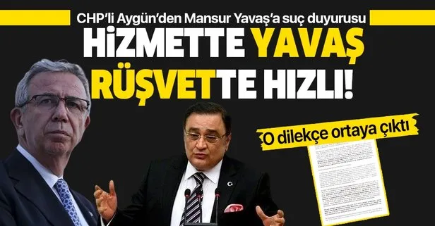 CHP’li Sinan Aygün’den Mansur Yavaş hakkında suç duyurusu! 25 milyon TL rüşvet istedi...
