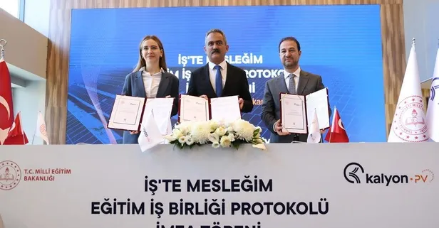 Kalyon PV ile Milli Eğitim Bakanlığı arasında eğitim alanında iş birliği