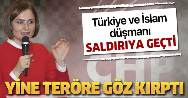 Canan Kaftancıoğlu gerçek yüzü ortaya çıkınca 'pes' dedirten sözlerle saldırıya geçti! Yine teröre destek verenlere sahip çıktı