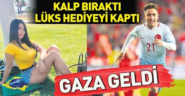 Emre Mor, Brezilyalı Angelica Perla’dan karşılık bulunca seksi modele, Mercedes hediye etti