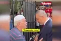 Üsküplü amcadan Başkan Erdoğan’a selam! İşte o anlar