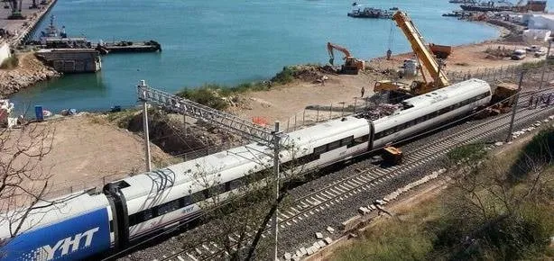 YHT test sürüşünde kaza!