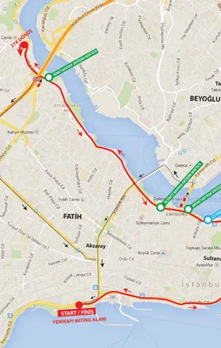 SON DAKİKA: 42. İstanbul Maratonu nedeniyle pazar günü bazı yollar trafiğe kapatılacak