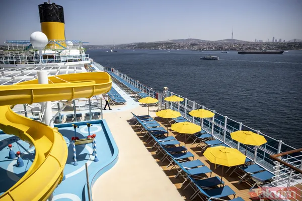 Türk limanlarına yanaşan en büyük yolcu gemisi Costa Venezia İstanbul'da! Bu yıl 250 cruise gemisi bekleniyor - 12