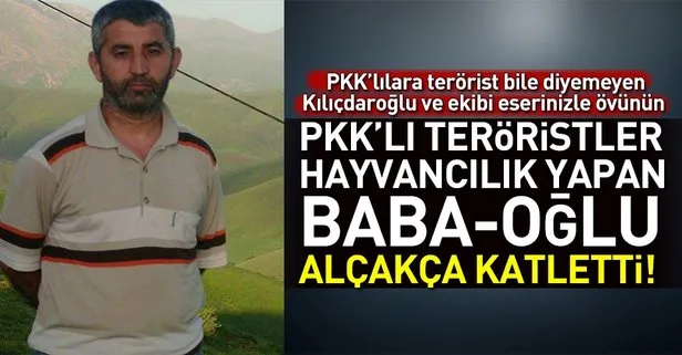 Diyarbakırda PKK baba ve oğlunu öldürdü