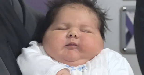 Türkiye’deki en büyük bebek! 6 kilo doğdu