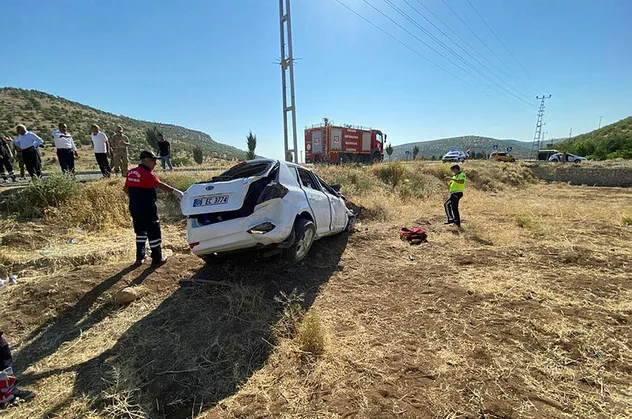 Mardin'de bayramın ilk günü acı kaza: 1 ölü, 2 yaralı