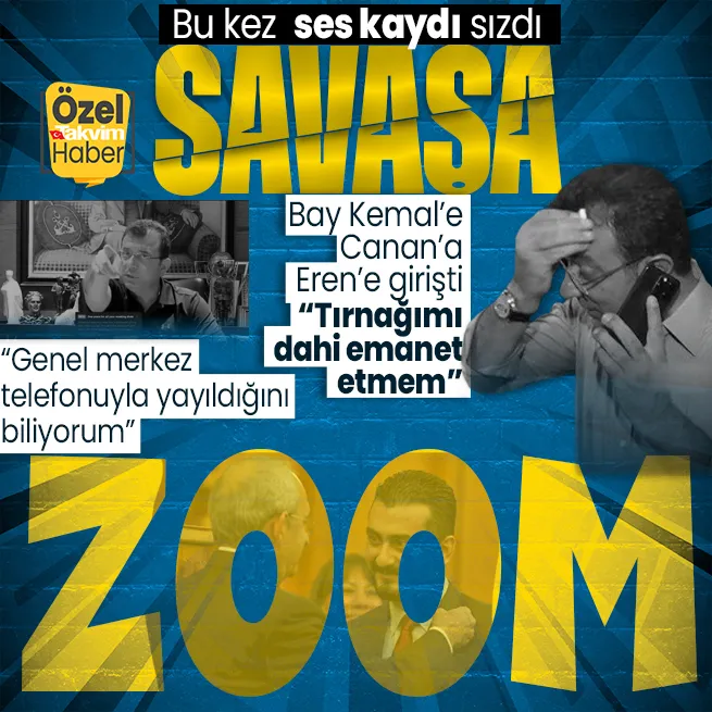 Ekrem İmamoğlunun ses kaydı sızdı: Eren Erdeme olay sözler! Kaftancıoğlunu hedef aldı... Zoom cuntası için ne dedi?