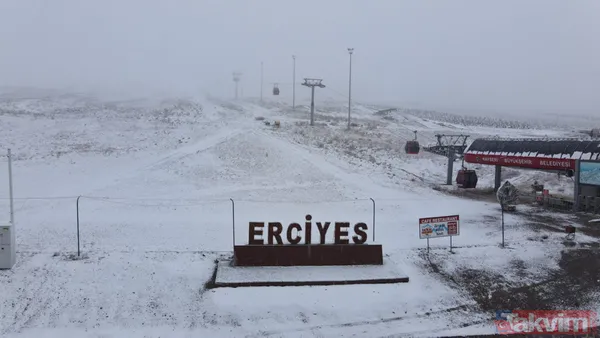 Kayak sezonu ne zaman açılıyor? Erciyes Kayak Merkezi'ne kar yağdı - 30
