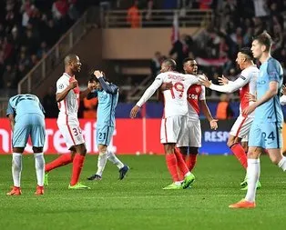 Manchester City’ye Monaco şoku!