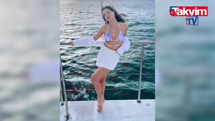 Survivor Berna Keklikler'den bikinili paylaşım! Bikinili pozuna tepkiler çığ gibi yağdı