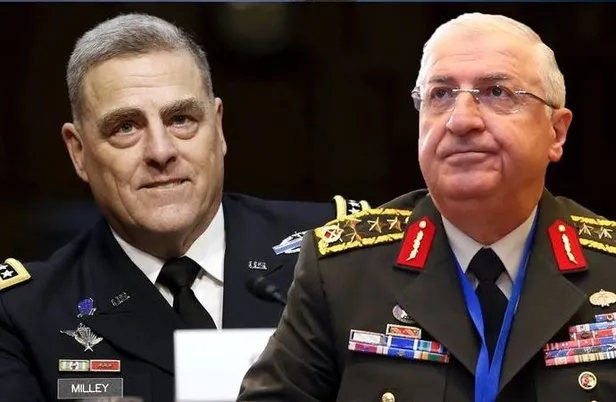 Genelkurmay Başkanı Orgeneral Yaşar Güler ABD'li mevkidaşı Mark Milley görüştü-1