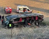 Afyonkarahisar’da yolcu otobüsü devrildi! 1 kişi hayatını kaybetti