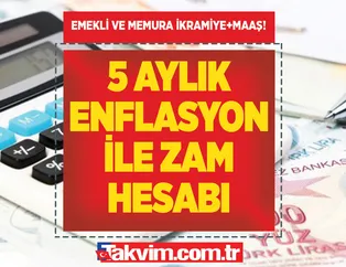 5 aylık enflasyonla SSK ve Bağ-Kur emeklileri maaşına %38,94 zam! Mayıs TÜİK TÜFE %5,49! Temmuz maaş hesabı: 2500 TL üstü aylık alanlar...