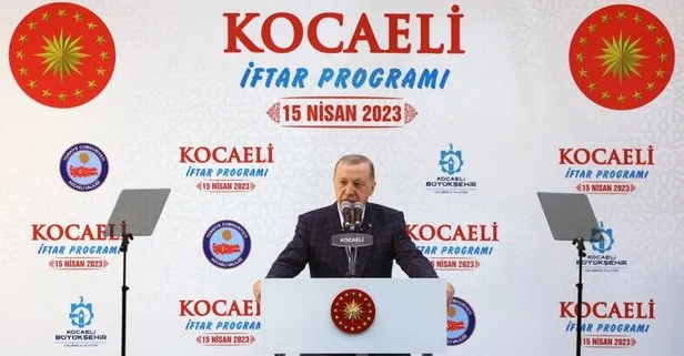Son dakika: Kocaeli’de depremzedelerle iftar! Başkan Recep Tayyip Erdoğan: Masa öyle bir dağılacak ki, kimse kalmayacak