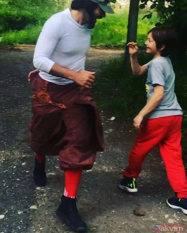 Anne ve babasının birebir aynısı! Koca adam oldu! Gamze Özçelik'in eşi Uğur Pektaş'ın oğlu çok büyüdü! - 5