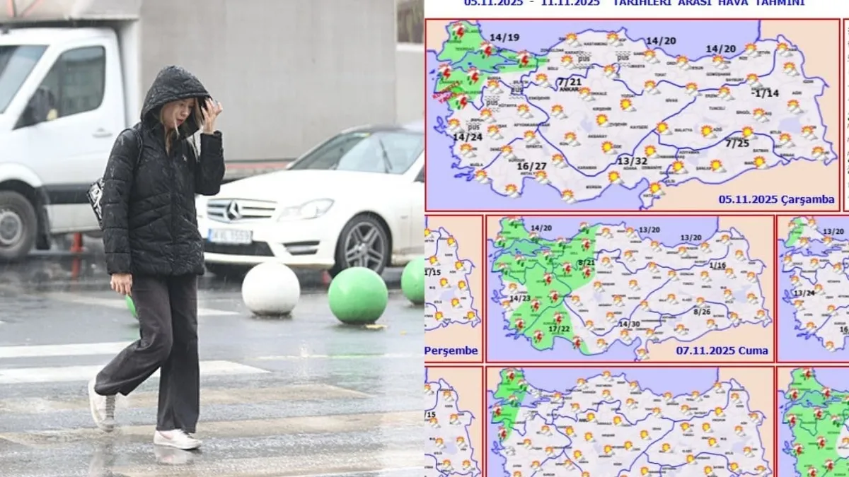İstanbul’da yağış alarmı! Meteoroloji saat saat açıkladı, gök gürültüsü ve rüzgar etkisini artıracak! Marmara, Ege...